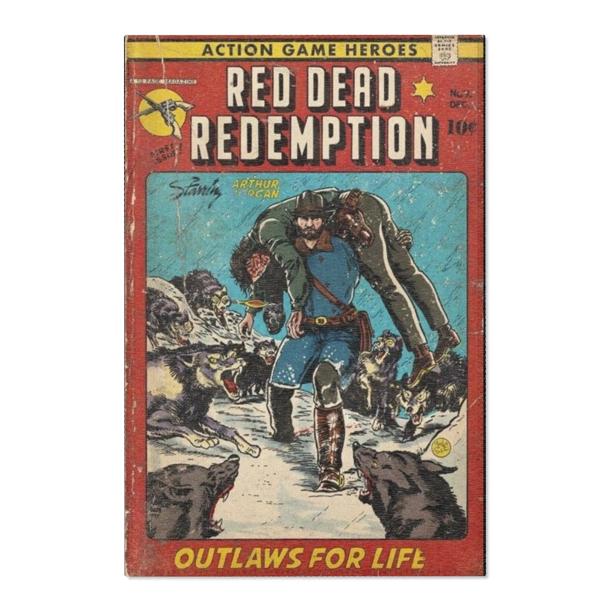 Red Dead Redemption Comic Rug